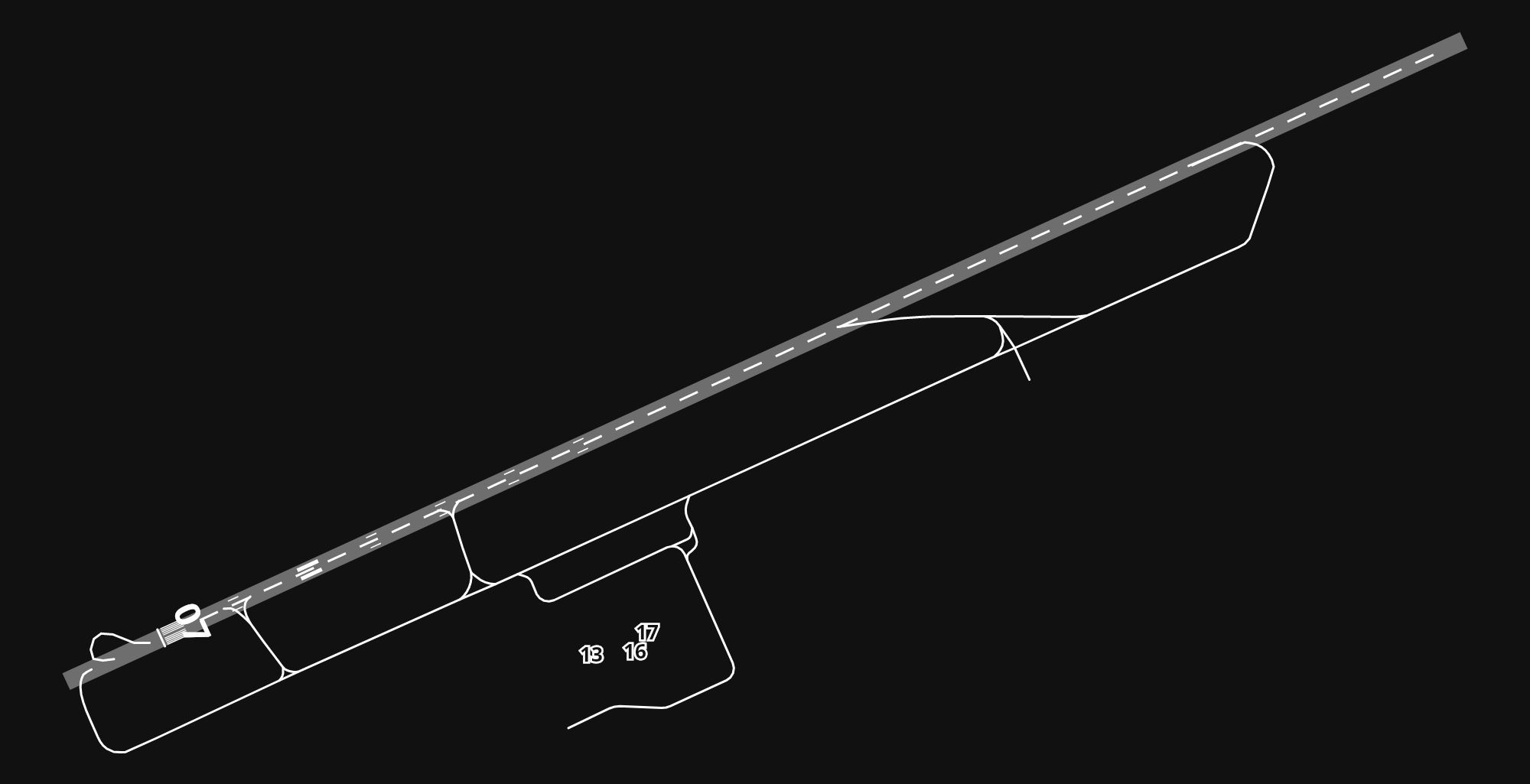 MKJS Sangster International Airport airport diagram — runways, taxiways and parking stands