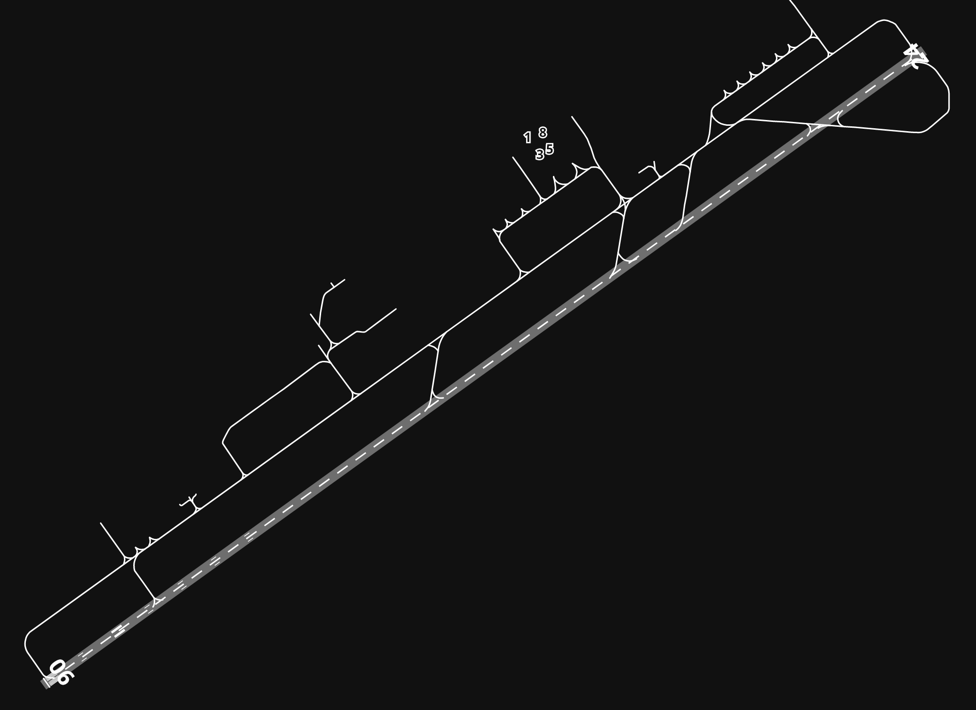 MUHA José Martí International Airport airport diagram — runways, taxiways and parking stands