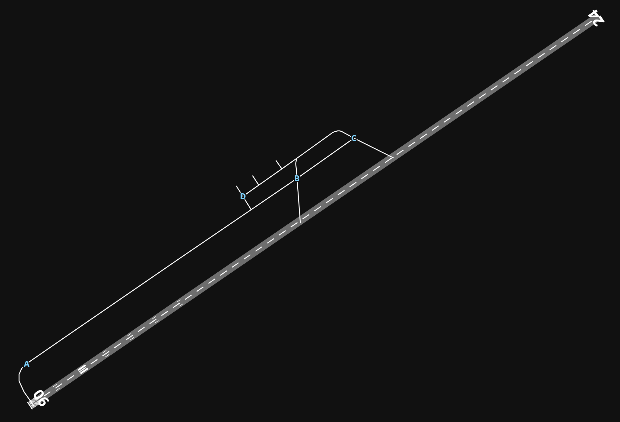 MUVR Juan Gualberto Gomez International Airport airport diagram — runways, taxiways and parking stands