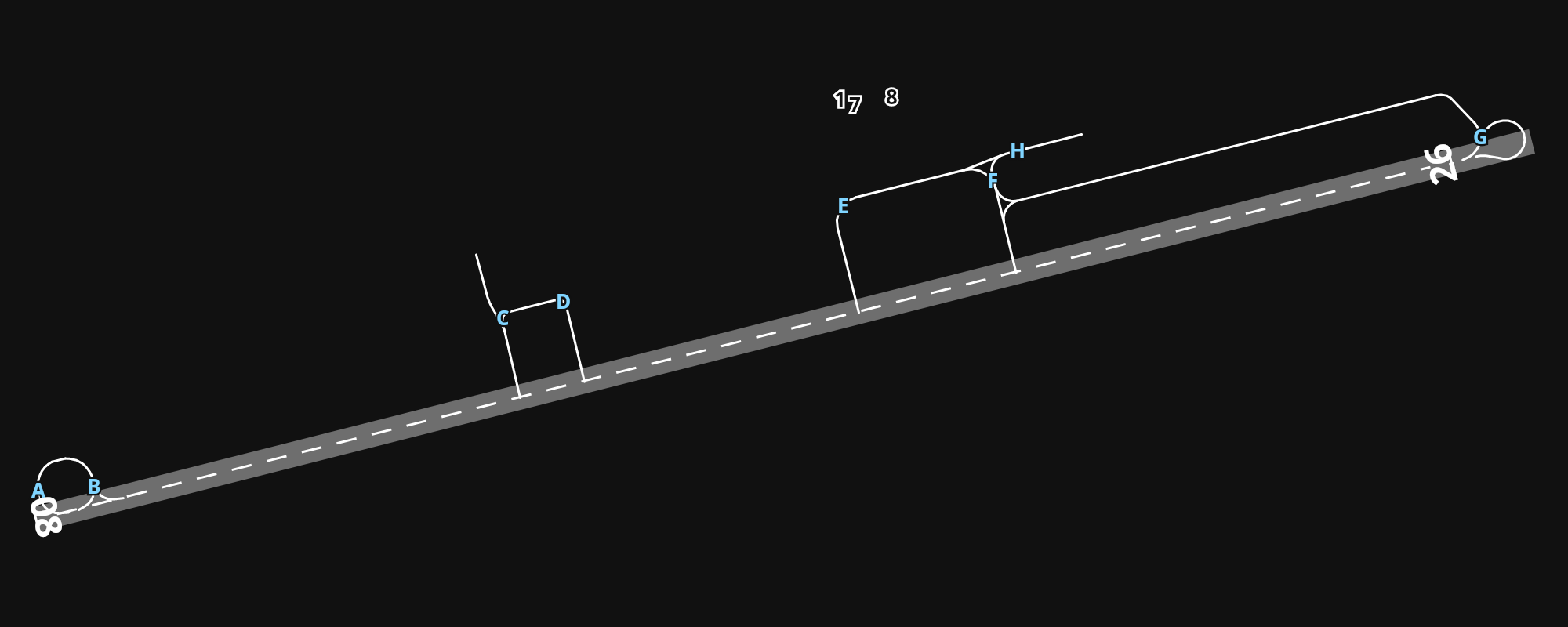 MWCR Owen Roberts International Airport airport diagram — runways, taxiways and parking stands