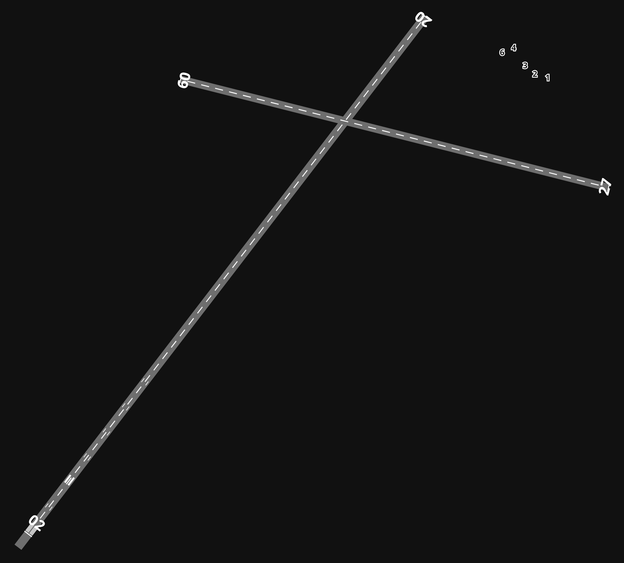 NFFN Nadi International Airport airport diagram — runways, taxiways and parking stands