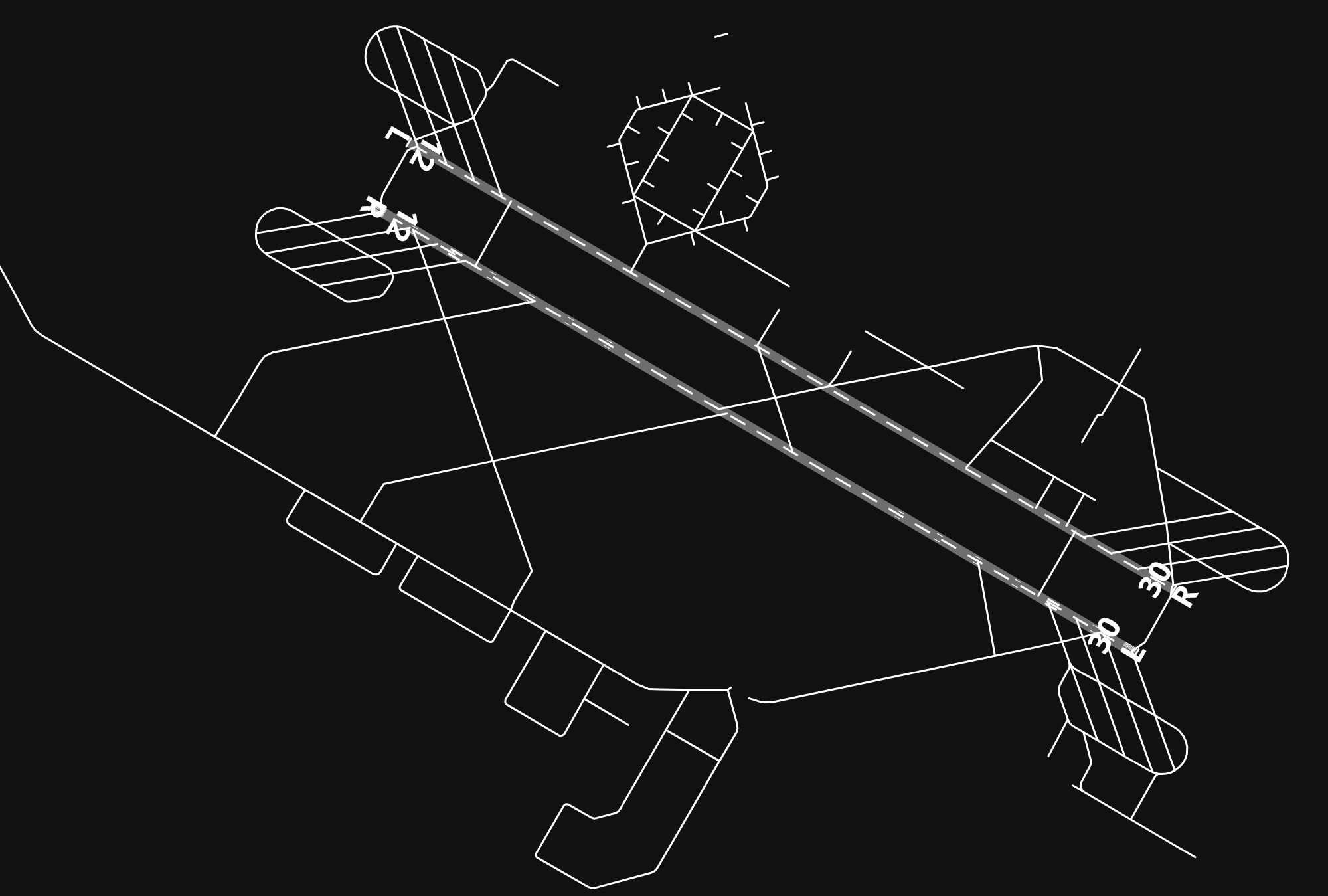 OKAS Ali Al Salem Air Base airport diagram — runways, taxiways and parking stands