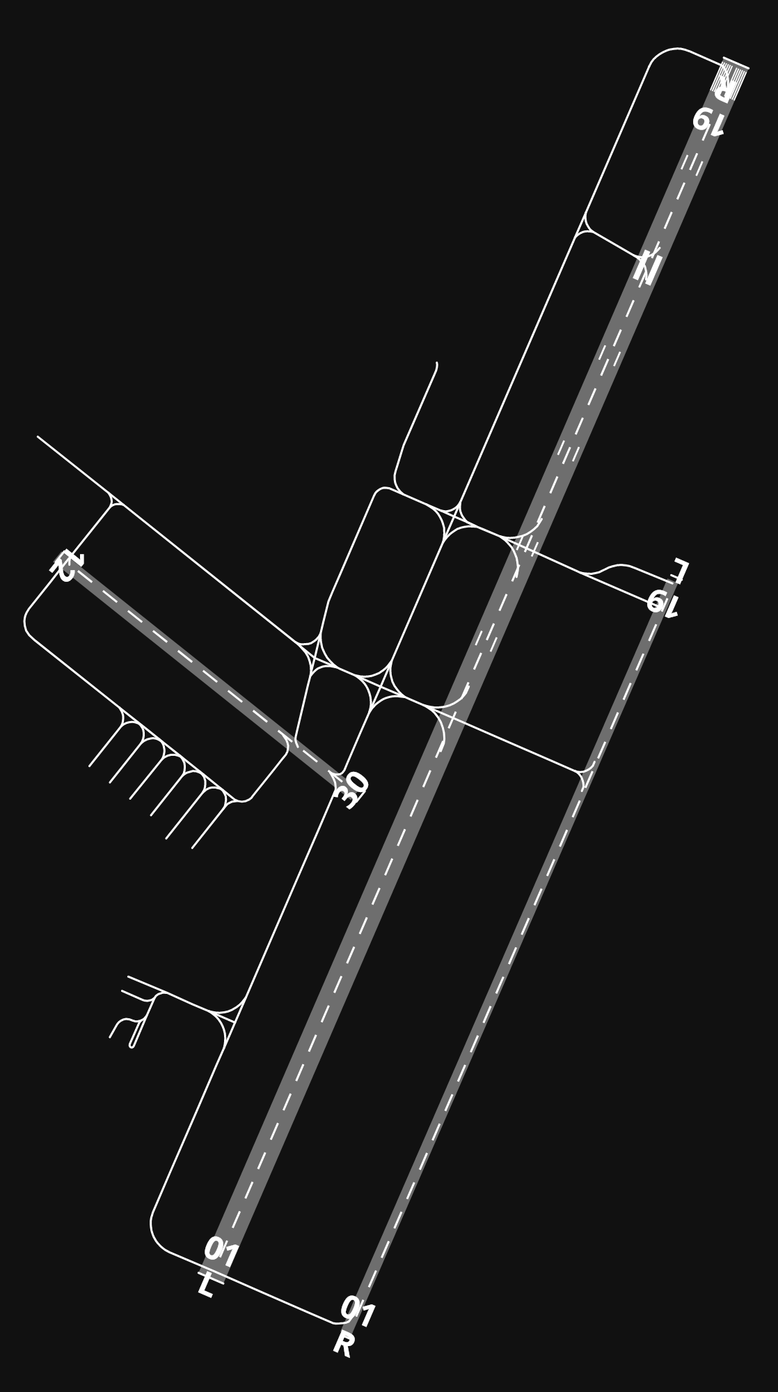 PABE Bethel Airport airport diagram — runways, taxiways and parking stands