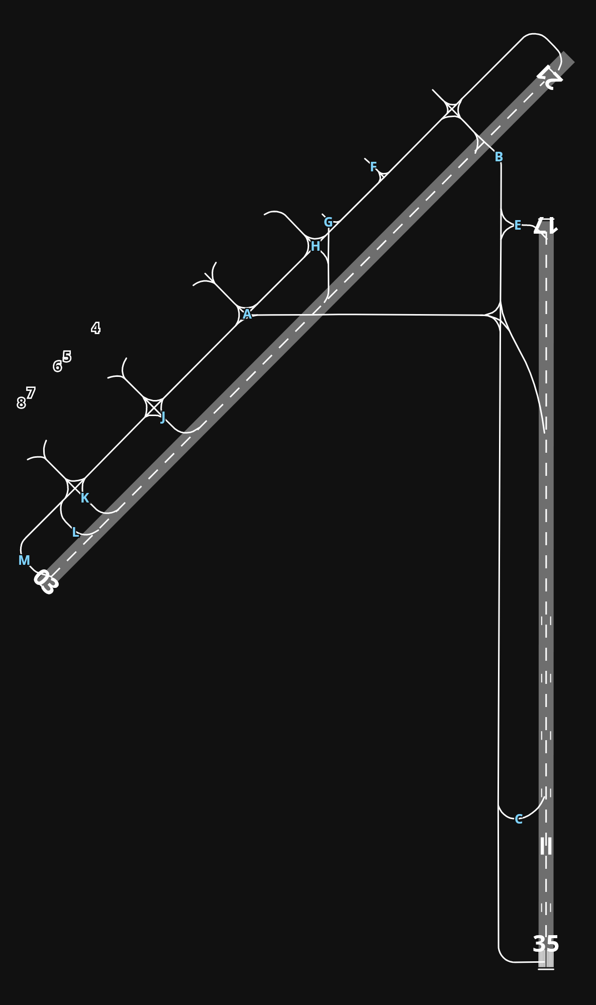 PHLI Lihue Airport airport diagram — runways, taxiways and parking stands