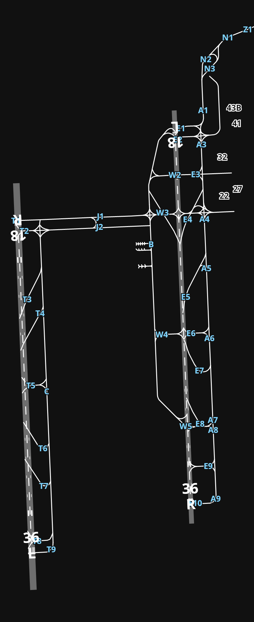 ROAH Naha Airport / JASDF Naha Air Base airport diagram — runways, taxiways and parking stands