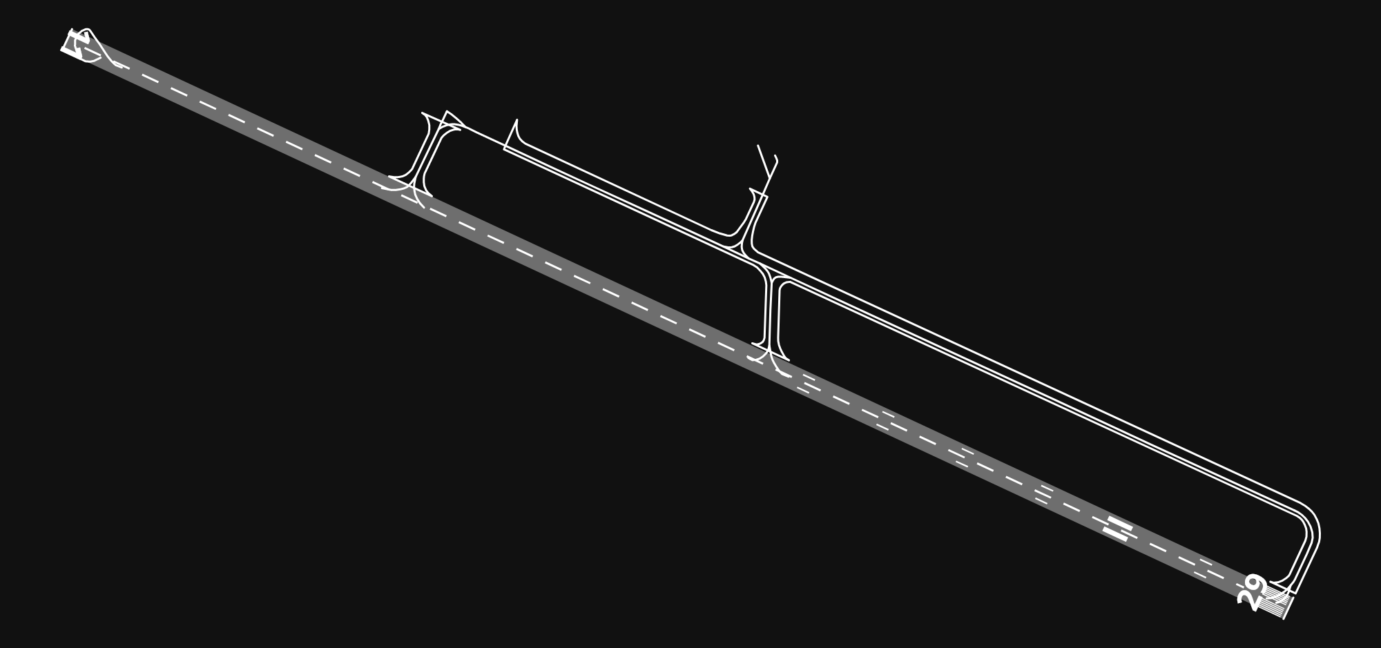 SAZS San Carlos De Bariloche Airport airport diagram — runways, taxiways and parking stands