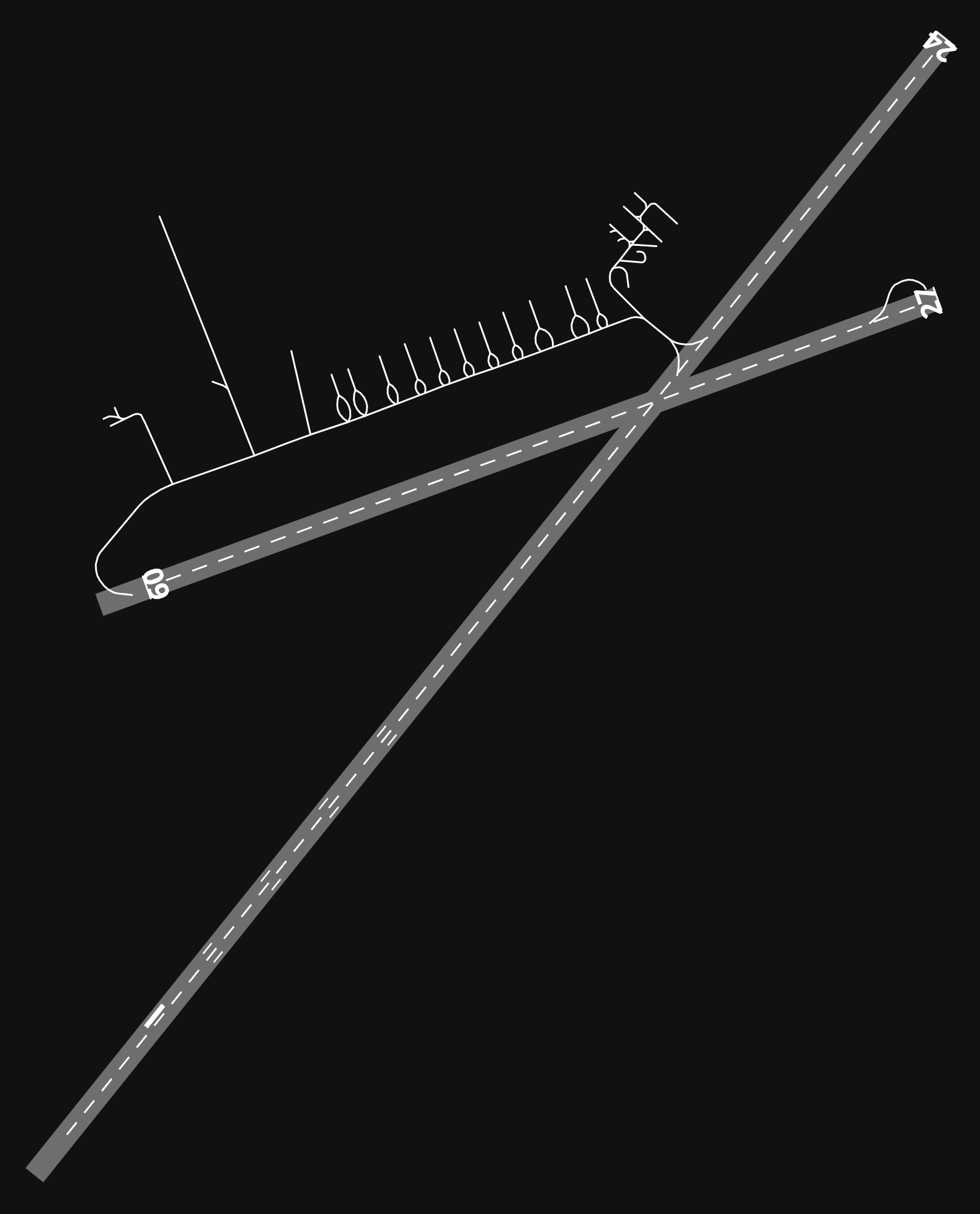 SBSL Marechal Cunha Machado International Airport airport diagram — runways, taxiways and parking stands