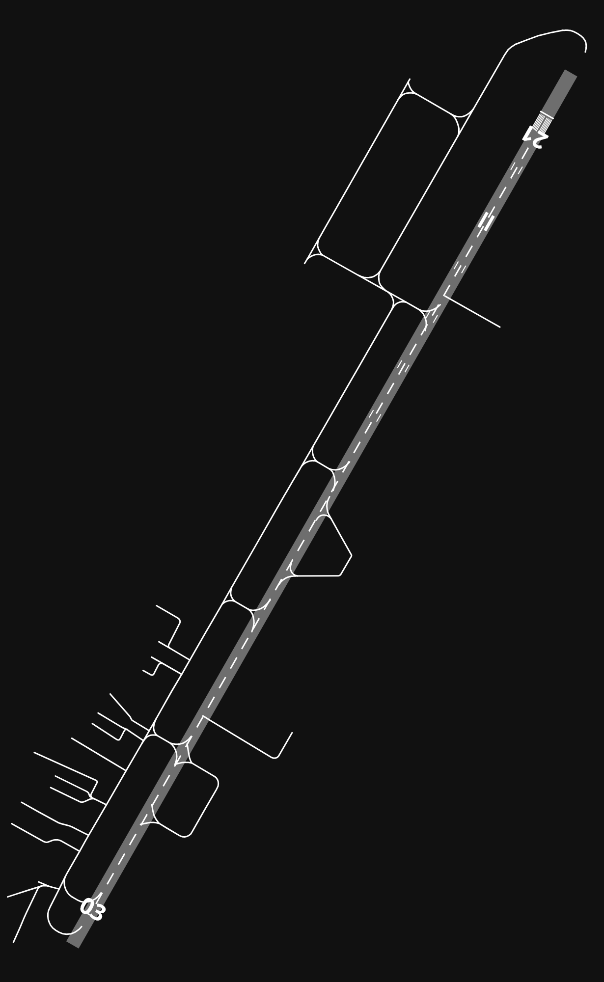 SEGU José Joaquín de Olmedo International Airport airport diagram — runways, taxiways and parking stands
