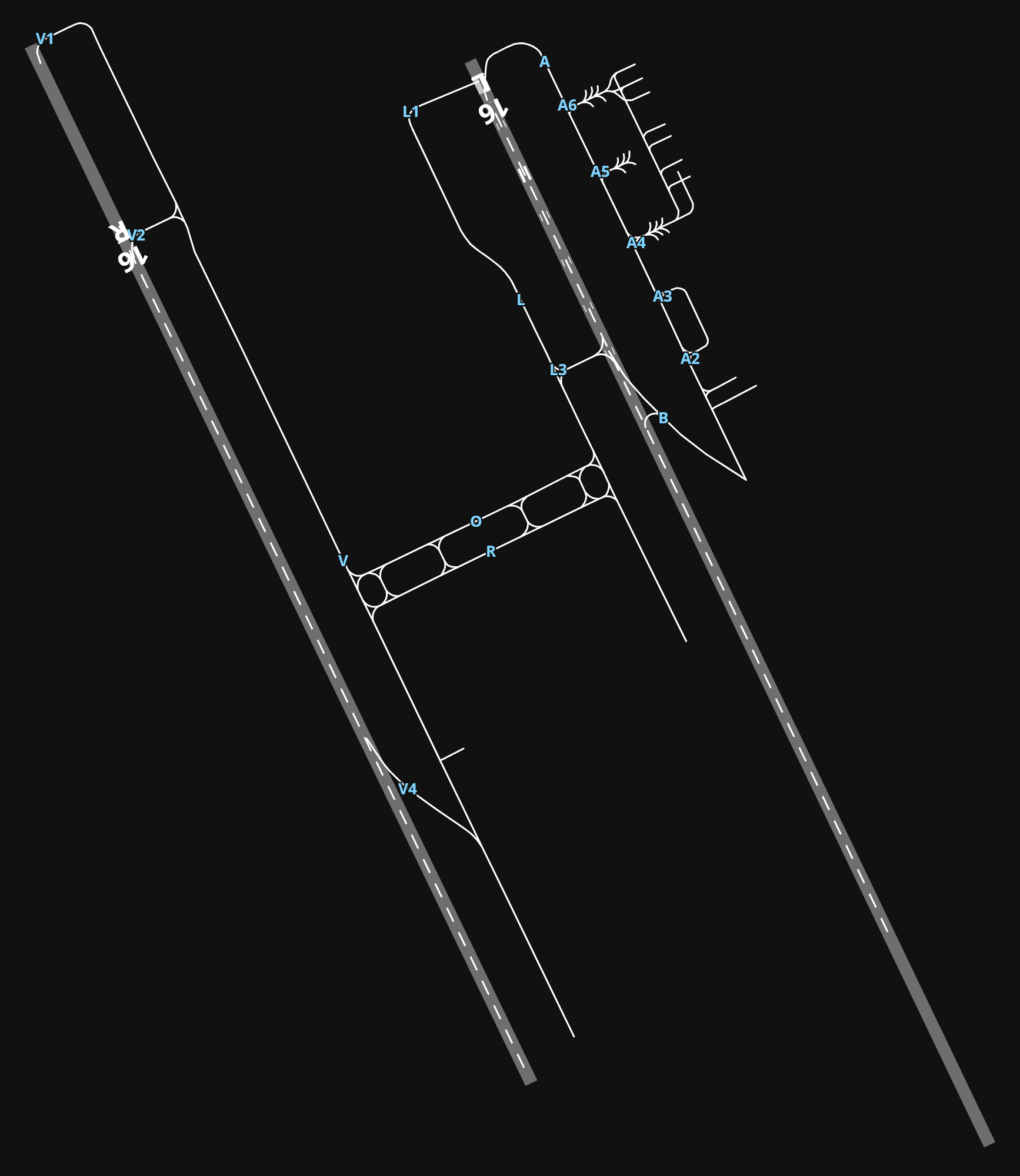 SPJC Jorge Chavez Intl airport diagram — runways, taxiways and parking stands