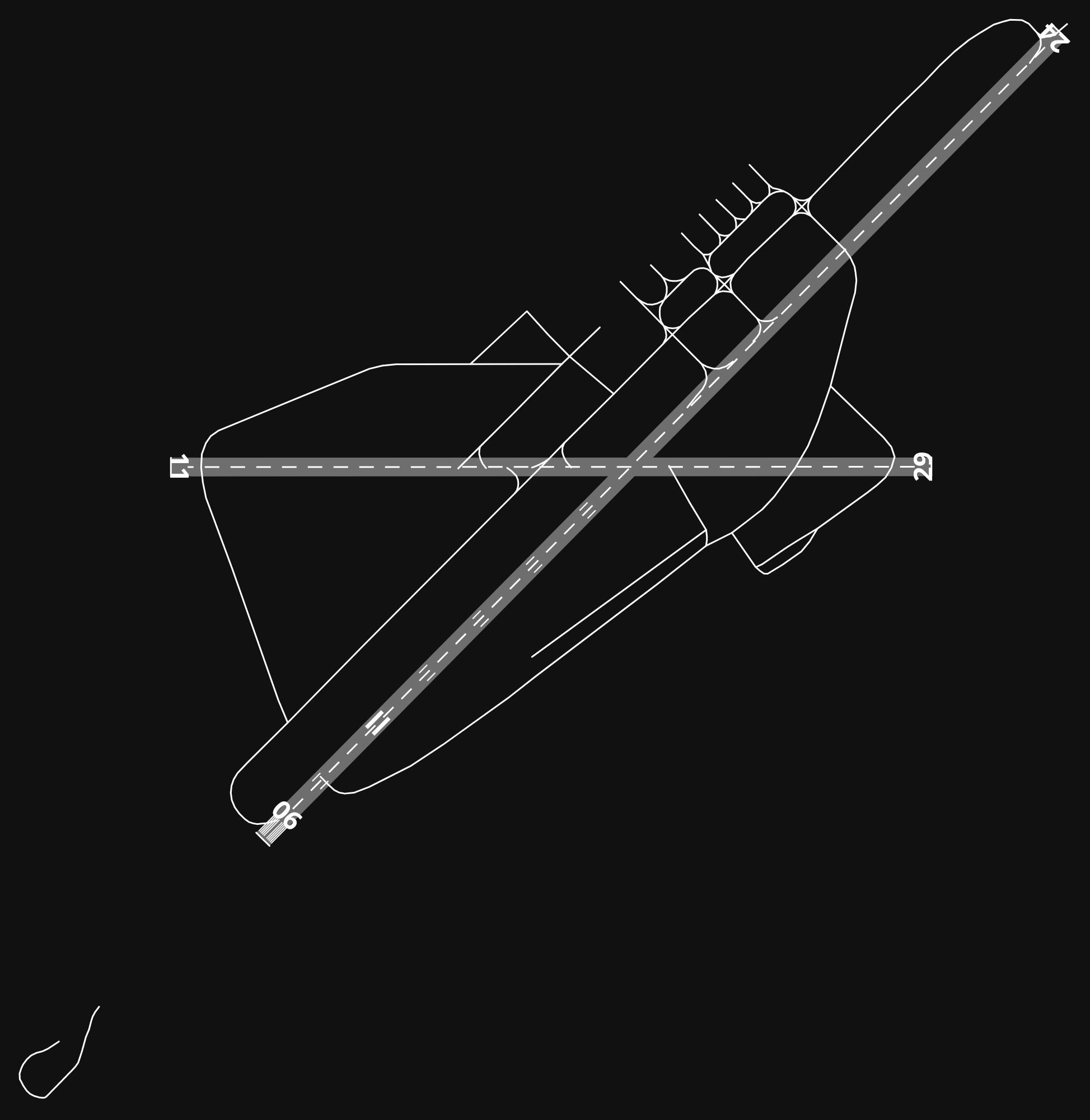 SYCJ Cheddi Jagan International Airport airport diagram — runways, taxiways and parking stands