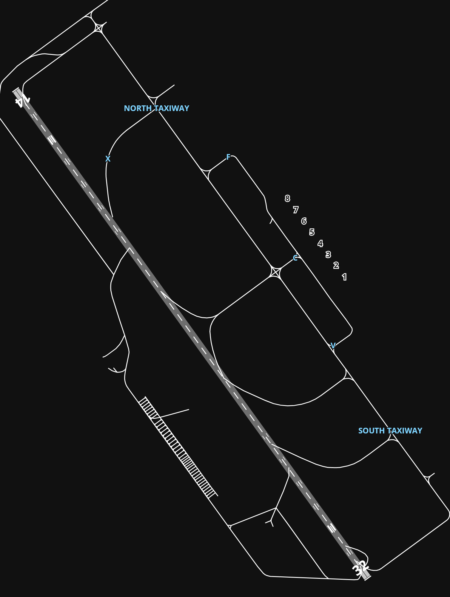 VGHS Hazrat Shahjalal International Airport airport diagram — runways, taxiways and parking stands