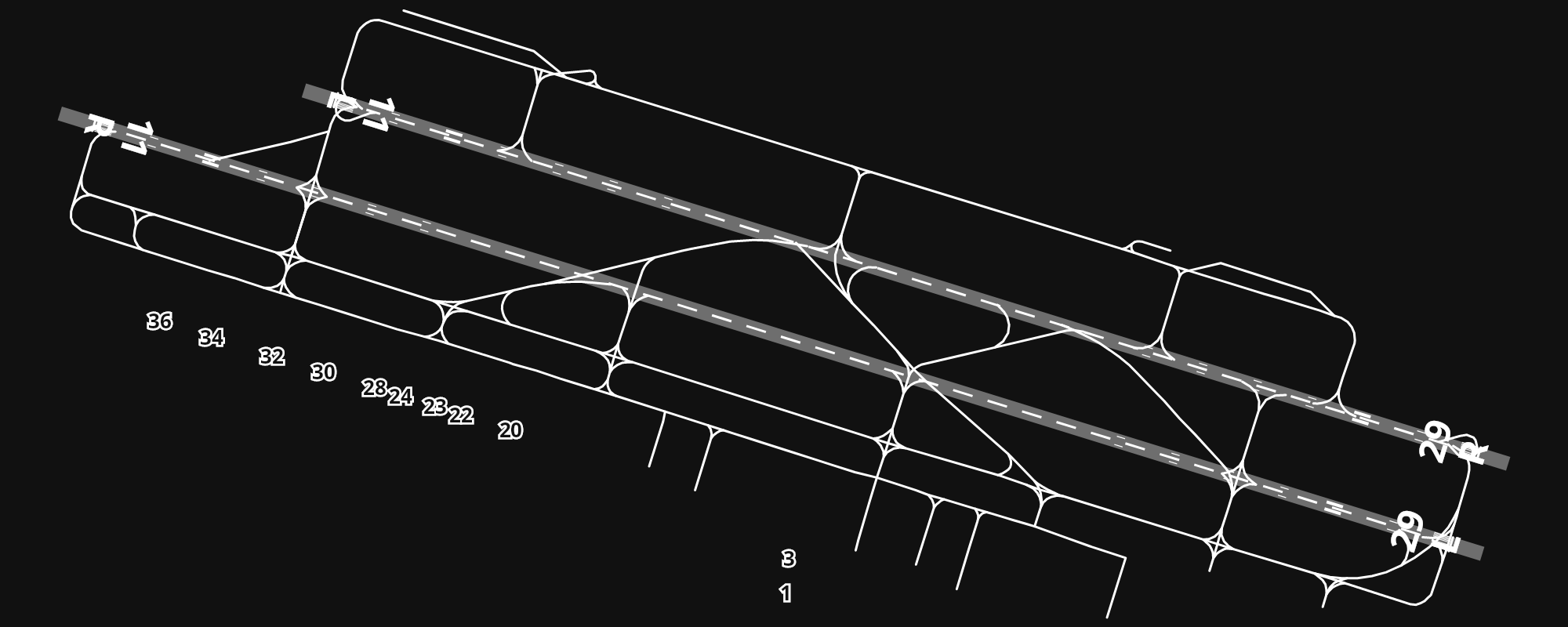 VVNB Noi Bai International Airport airport diagram — runways, taxiways and parking stands
