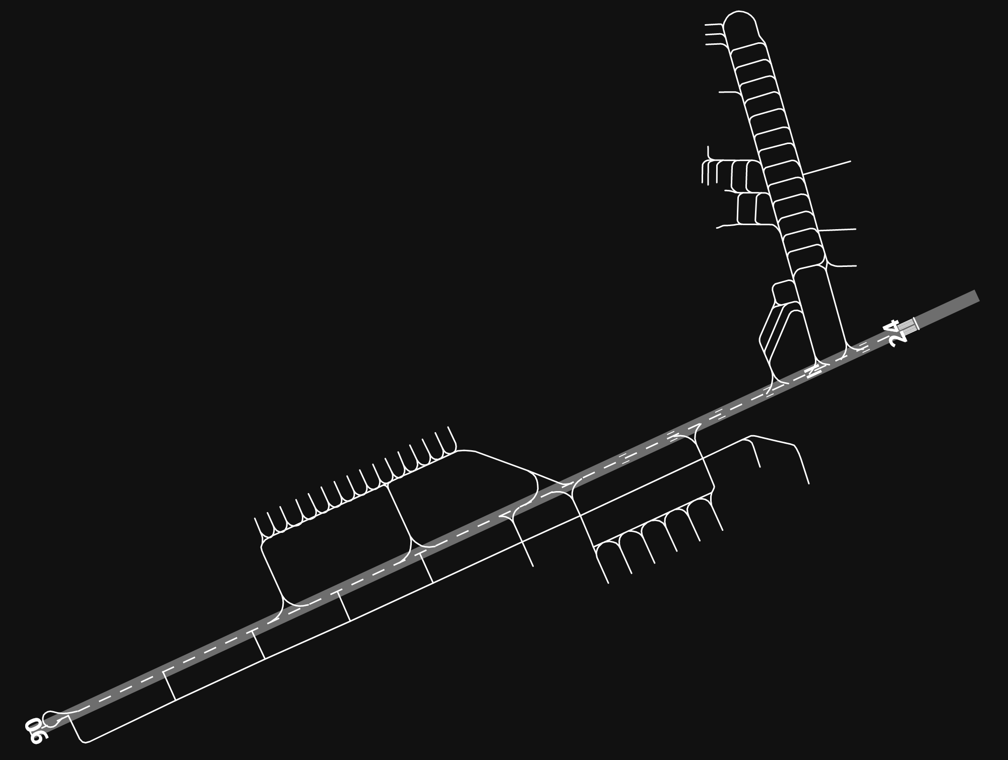 WIHH Halim Perdanakusuma International Airport airport diagram — runways, taxiways and parking stands