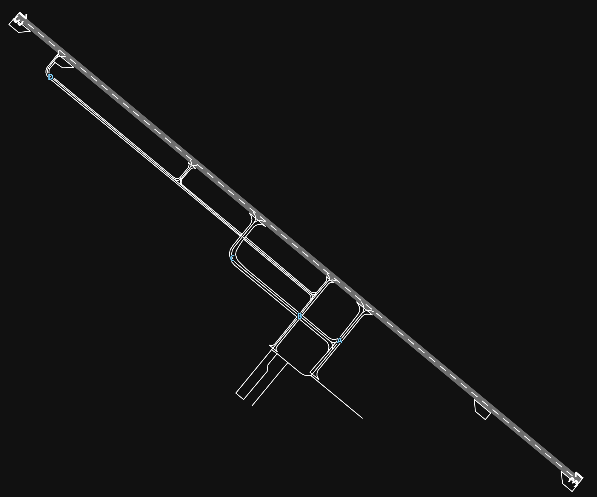 YAYE Ayers Rock Connellan Airport airport diagram — runways, taxiways and parking stands