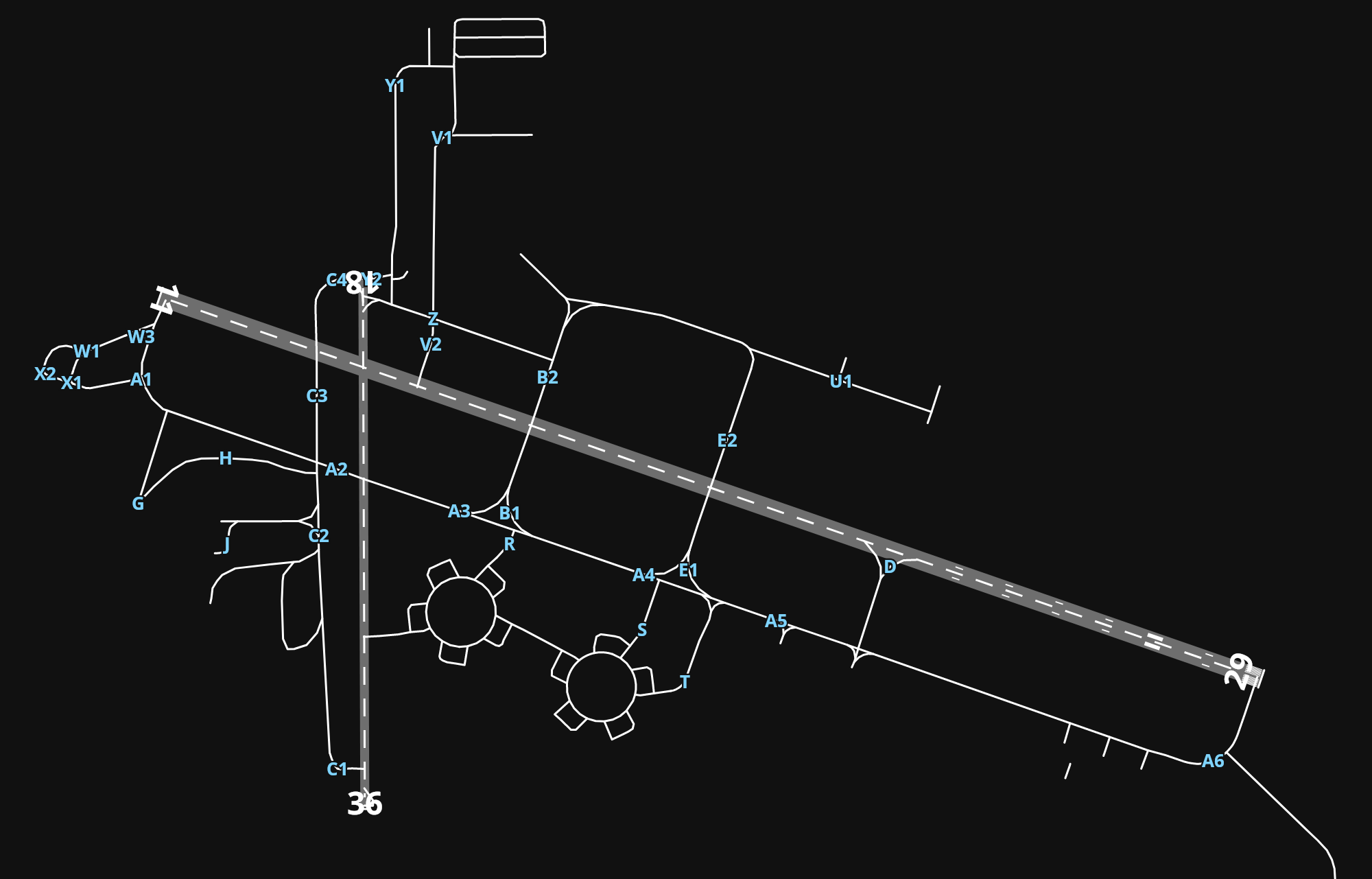 YPDN Darwin International Airport / RAAF Darwin airport diagram — runways, taxiways and parking stands