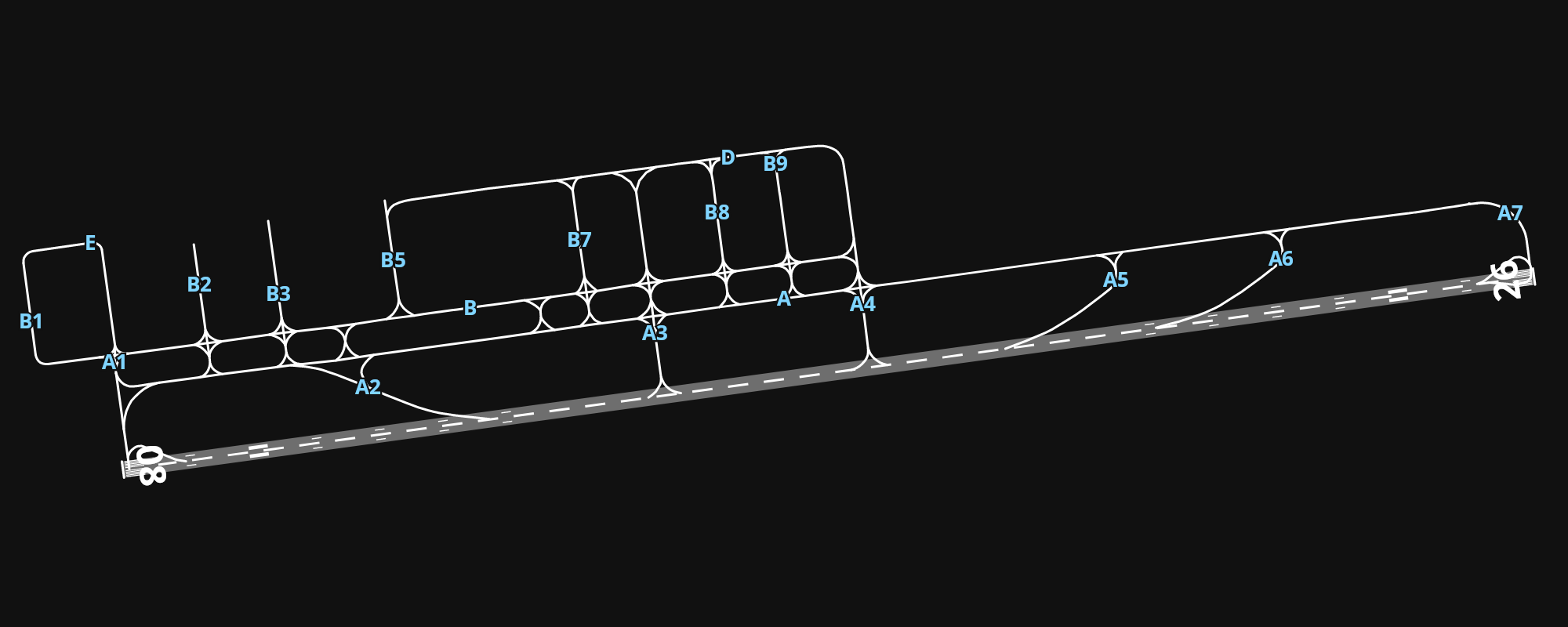 ZJSY Sanya Phoenix International Airport airport diagram — runways, taxiways and parking stands