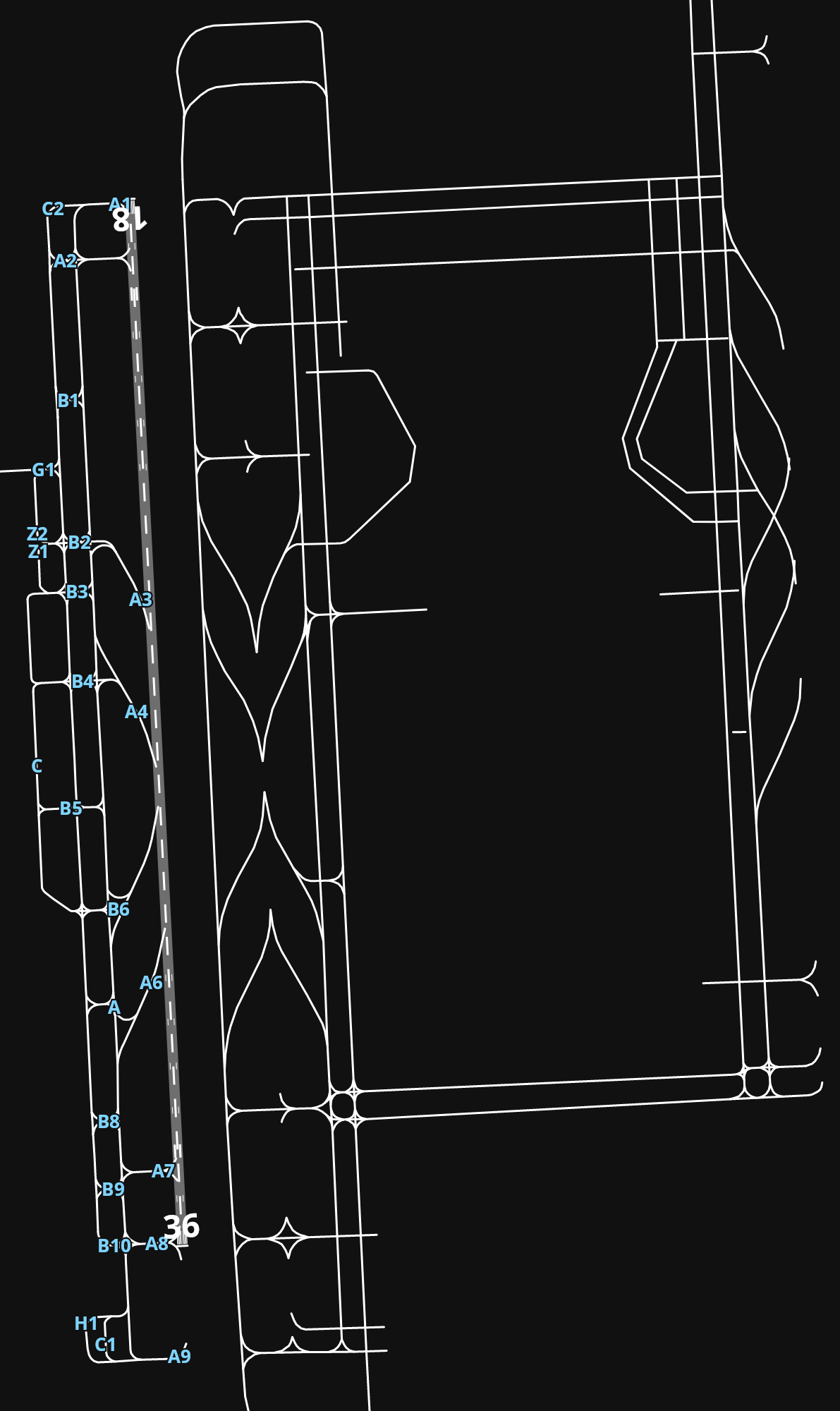 ZLLL Lanzhou Zhongchuan International Airport airport diagram — runways, taxiways and parking stands